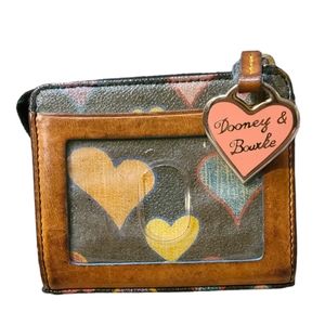 Dooney & Bourke y2k Rainbow Crayon Hearts Wallet